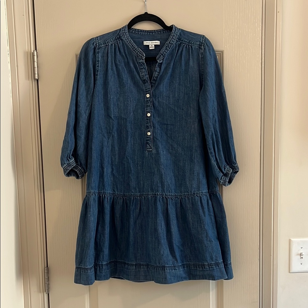 Casual Long Sleeve Denim Dress